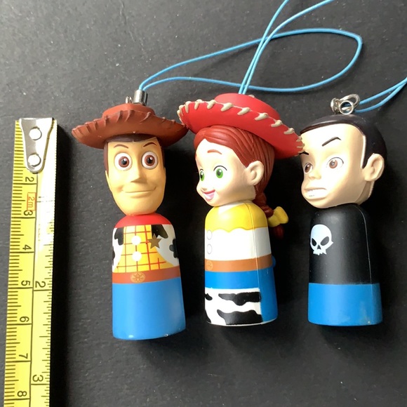 Toy Story Woody Jessie Sid bag/phone charms - Picture 9 of 9